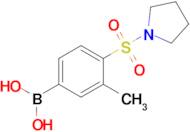 3-Methyl-4-(pyrrolidine-1-sulfonyl)phenylboronic acid