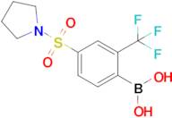 4-Pyrrolidinosulfonyl-2-trifluoromethylphenylboronic acid