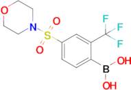 4-(Morpholinosulfonyl)-2-trifluoromethylphenylboronic acid