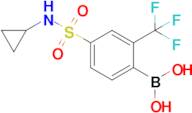 4-(Cyclopropylsulfamoyl)-2-(trifluoromethyl)phenylboronic acid