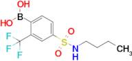 4-(N-Butylsulfamoyl)-2-trifluoromethylphenylboronic acid