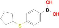 4-(Cyclopentylsulfanyl)phenylboronic acid