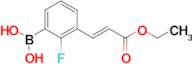 E-3-(2-Ethoxycarbonylvinyl)-2-fluorophenylboronic acid