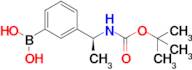 3-[(S)-1-(N-Boc-Amino)ethyl]phenylboronic acid