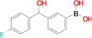 3-[(4-Fluorophenyl)(hydroxy)methyl]phenylboronic acid