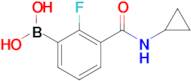 3-(Cyclopropylcarbamoyl)-2-fluorophenylboronic acid