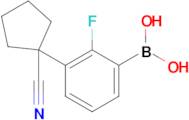 3-(1-Cyanocyclopentyl)-2-fluorophenylboronic acid