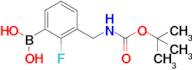 3-(Boc-aminomethyl)-2-fluorophenylboronic acid