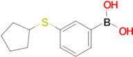 3-(Cyclopentylthio)phenylboronic acid