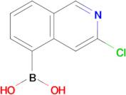 3-Chloroisoquinolin-5-boronic acid