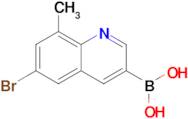 6-Bromo-8-methylquinoline-3-boronic acid