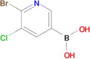 2-Bromo-3-chloropyridine-5-boronic acid