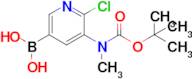 3-(N-Boc-N-Methylamino)-2-chloropyridine-5-boronic acid