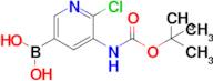 3-(t-Butoxycarbonylamino)-2-chloropyridine-5-boronic acid