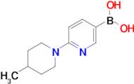 2-(4-Methylpiperidin-1-yl)pyridine-5-boronic acid