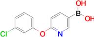 2-(3-Chlorophenoxy)pyridine-5-boronic acid