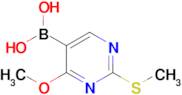 4-Methoxy-2-(methylthio)pyrimidin-5-ylboronic acid