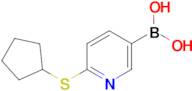 2-(Cyclopentylthio)pyridine-5-boronic acid