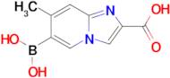 2-Carboxy-7-methylimidazo[1,2-a]pyridine-6-boronic acid