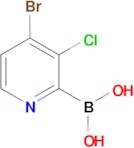 4-Bromo-3-chloropyridine-2-boronic acid