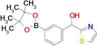 3-(4,4,5,5-Tetramethyl-[1,3,2]dioxaborolan-2-yl)-phenyl-thiazol-2-yl-methanol