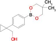 (1-[4-(5,5-Dimethyl-1,3,2-dioxaborinan-2-yl)phenyl]cyclopropylmethanol