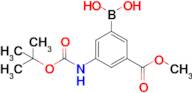 (3-((tert-butoxycarbonyl)amino)-5-(methoxycarbonyl)phenyl)boronic acid