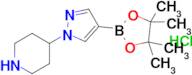 4-(4-(4,4,5,5-Tetramethyl-1,3,2-dioxaborolan-2-yl)-1H-pyrazol-1-yl)piperidine hydrochloride