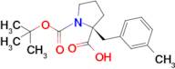 (S)-1-(tert-Butoxycarbonyl)-2-(3-methylbenzyl)pyrrolidine-2-carboxylic acid