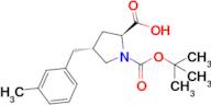 (2S,4R)-1-(tert-Butoxycarbonyl)-4-(3-methylbenzyl)pyrrolidine-2-carboxylic acid