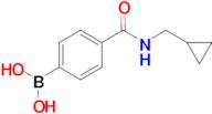 (4-((Cyclopropylmethyl)carbamoyl)phenyl)boronic acid