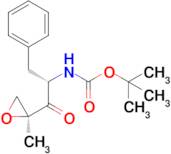 Tert-butyl ((S)-1-((S)-2-methyloxiran-2-yl)-1-oxo-3-phenylpropan-2-yl)carbamate