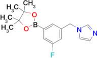 1-(3-Fluoro-5-(4,4,5,5-tetramethyl-1,3,2-dioxaborolan-2-yl)benzyl)-1H-imidazole