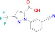1-(3-Cyanophenyl)-3-(trifluoromethyl)-1H-pyrazole-5-carboxylic acid