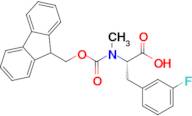 (S)-2-((((9H-Fluoren-9-yl)methoxy)carbonyl)(methyl)amino)-3-(3-fluorophenyl)propanoic acid