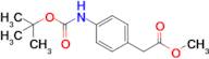 Methyl 2-(4-((tert-butoxycarbonyl)amino)phenyl)acetate