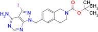 Tert-butyl 6-((4-amino-3-iodo-1H-pyrazolo[3,4-d]pyrimidin-1-yl)methyl)-3,4-dihydroisoquinoline-2(1…