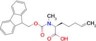 (S)-2-((((9H-Fluoren-9-yl)methoxy)carbonyl)(methyl)amino)hept-6-enoic acid