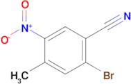 2-Bromo-4-methyl-5-nitrobenzonitrile