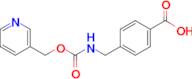 4-((((Pyridin-3-ylmethoxy)carbonyl)amino)methyl)benzoic acid