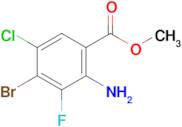 Methyl 2-amino-4-bromo-5-chloro-3-fluorobenzoate