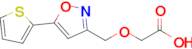 2-((5-(Thiophen-2-yl)isoxazol-3-yl)methoxy)acetic acid