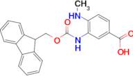 3-((((9H-Fluoren-9-yl)methoxy)carbonyl)amino)-4-(methylamino)benzoic acid