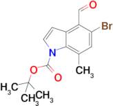 Tert-butyl 5-bromo-4-formyl-7-methyl-1H-indole-1-carboxylate