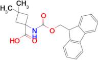 1-((((9H-Fluoren-9-yl)methoxy)carbonyl)amino)-3,3-dimethylcyclobutanecarboxylic acid