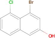 4-Bromo-5-chloronaphthalen-2-ol