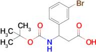 3-(3-Bromophenyl)-3-((tert-butoxycarbonyl)amino)propanoic acid