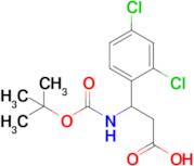 3-((tert-Butoxycarbonyl)amino)-3-(2,4-dichlorophenyl)propanoic acid