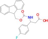 3-((((9H-Fluoren-9-yl)methoxy)carbonyl)amino)-3-(4-fluorophenyl)propanoic acid