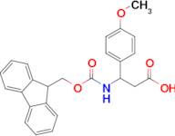 3-((((9H-Fluoren-9-yl)methoxy)carbonyl)amino)-3-(4-methoxyphenyl)propanoic acid